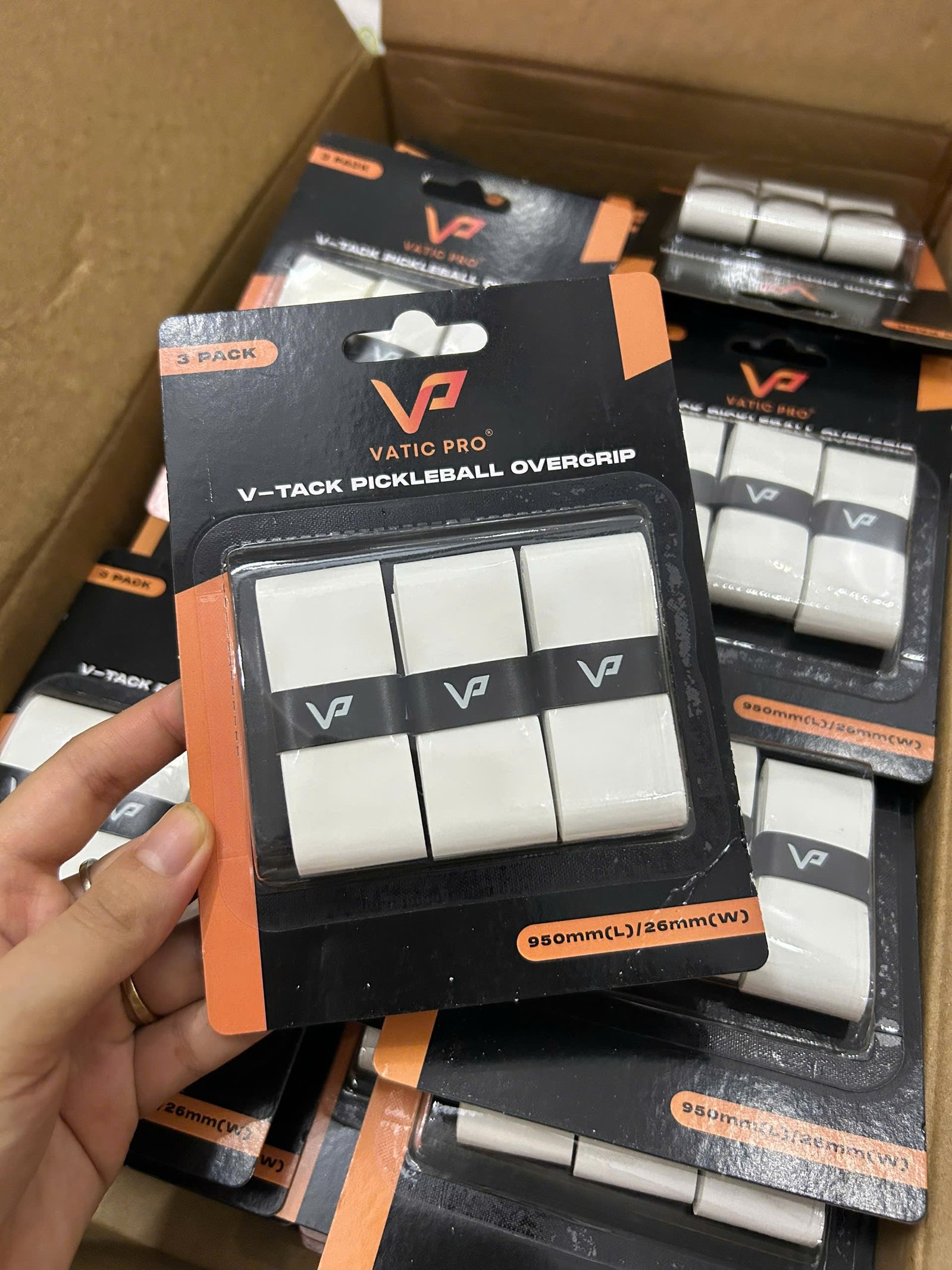 Cuốn cán vợt Pickleball Vatic Pro V-Tack Overgrips